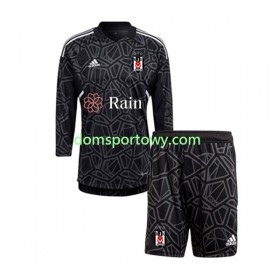 Koszulka Besiktas Bramkarska Dziecięcy Wyjazdowe Koszulki Piłkarskie 2022-2023 Długi Rękaw